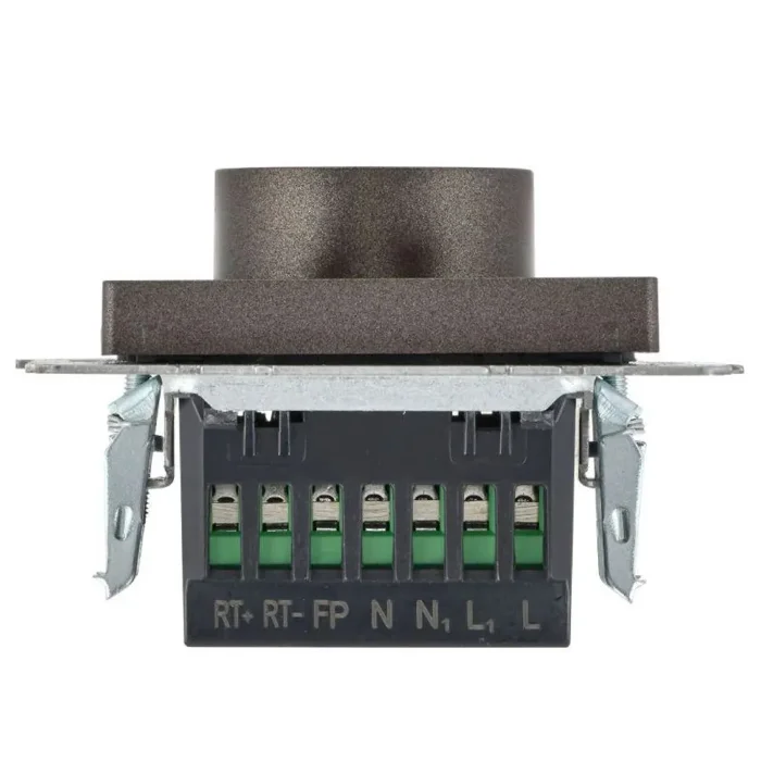 Термостат электронный с индик. BRITE СП IP20 ТС10-1-БрТБ темная механизм бронза IEK BR-RT11-K45