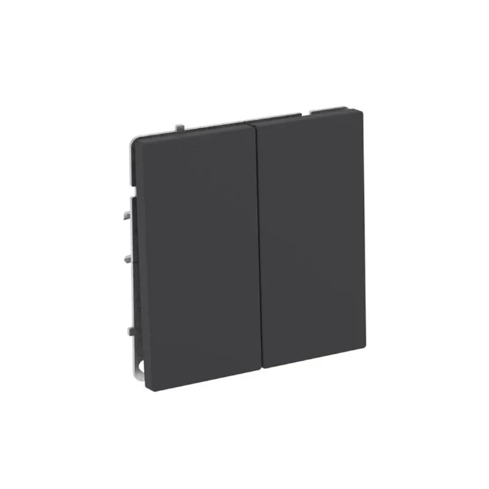 Выключатель 2-кл. KANT черн. уголь DKC 7012104