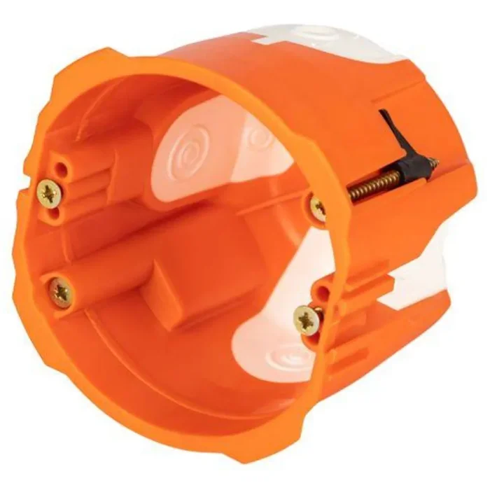 Коробка установочная универсальная 71х65мм для твердых и полых стен саморез. KUU-71-65-unibox оранж. ЭРА Б0061062