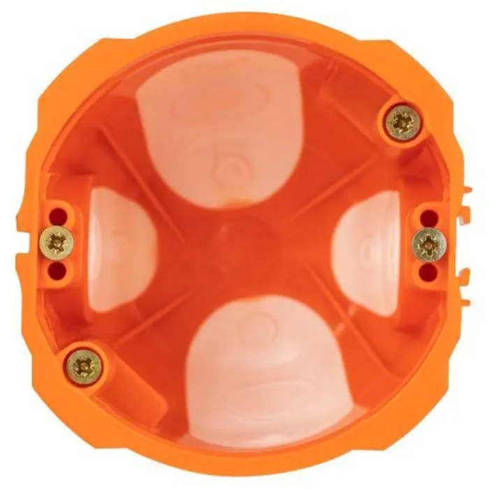 Коробка установочная универсальная 71х65мм для твердых и полых стен саморез. KUU-71-65-unibox оранж. ЭРА Б0061062