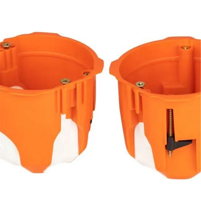 Коробка установочная универсальная 71х65мм для твердых и полых стен саморез. KUU-71-65-unibox оранж. ЭРА Б0061062