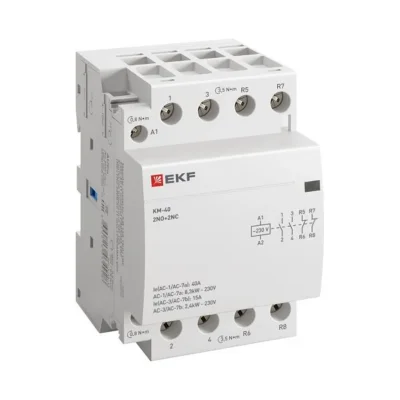 Контактор модульный КМ 40А 2NО+2NC (3 мод.) PROxima EKF km-3-40-22