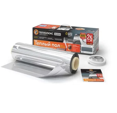 Комплект &amp;quot;Теплый пол&amp;quot; (мат) Alumia 600Вт/4.0кв.м Теплолюкс 100035686200