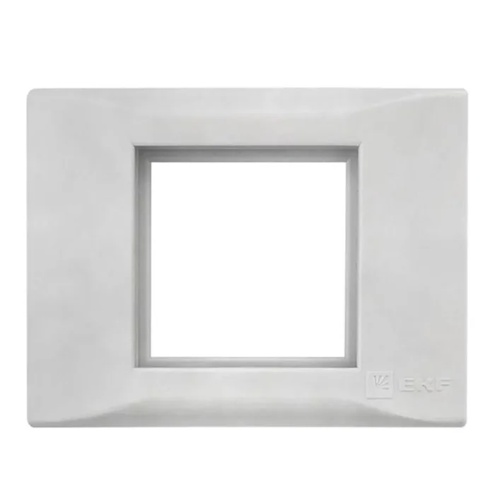 Рамка 1-м 2мод. + суппорт для парапетного кабельного канала C-Line EKF sup-2-105-50