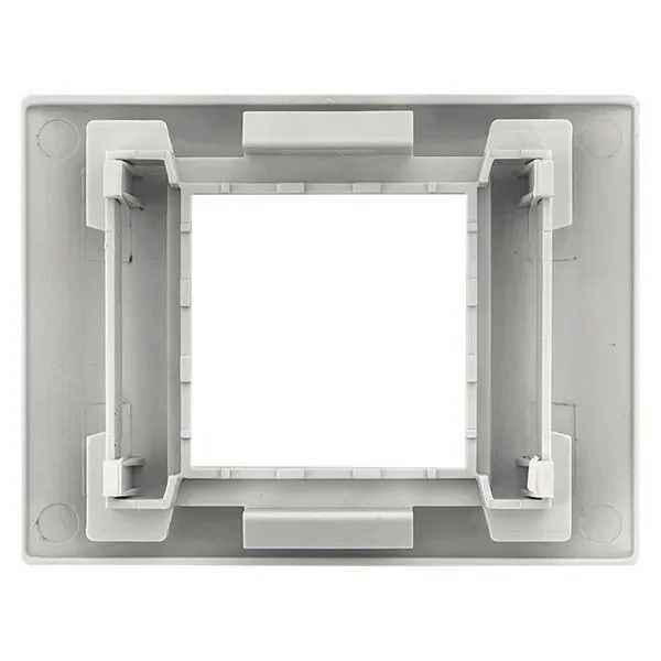 Рамка 1-м 2мод. + суппорт для парапетного кабельного канала C-Line EKF sup-2-105-50