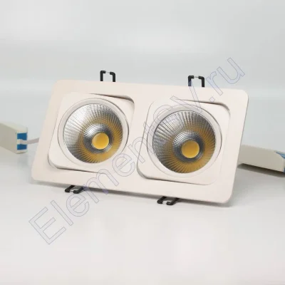 Светодиодный светильник встраиваемый 120.1 series white housing BW135 (20W,220V,day white)