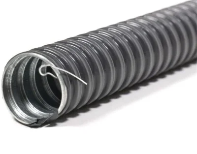 Металлорукав в ПВХ изоляции РЗ-ЦПнг-20 с протяжкой (уп.50м) ГОФРОМАТИК zeta44705