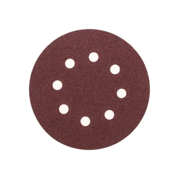 Диск абразивный на ворсовой основе на липучке перфорир. P80 125мм (уп.10шт) Kranz KR-91-1166