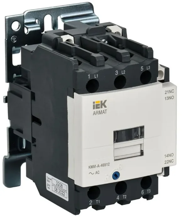 Контактор КМИ-А-46512 LC1D 65А кат. 24В AC 1НО+1НЗ AC-3 IEK AR-ACC-41-065-024-11