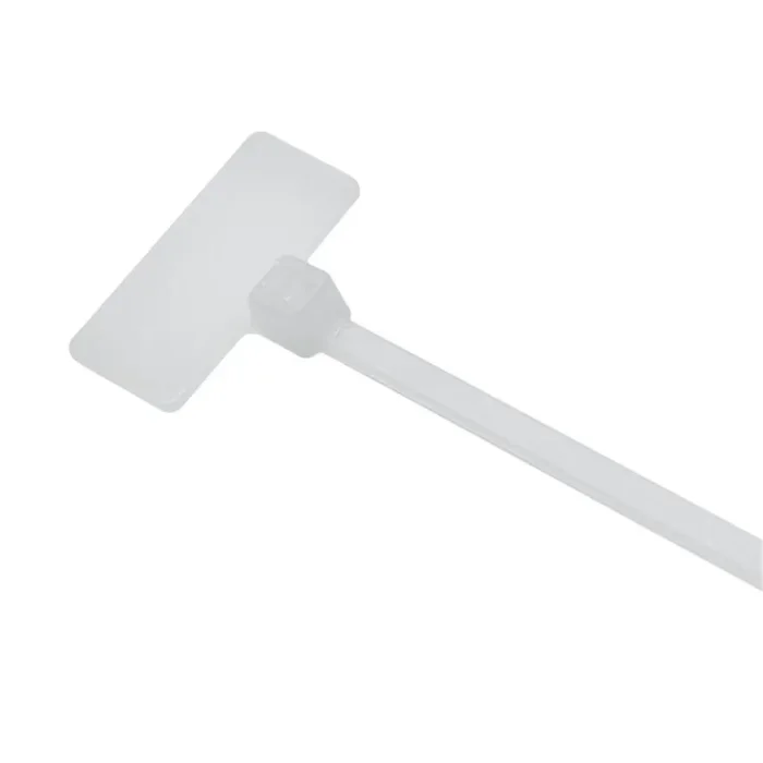 Хомут кабельный 2.5х110 полиамид бел. с табличкой 9х20 (уп.100шт) DKC 252110SR-M