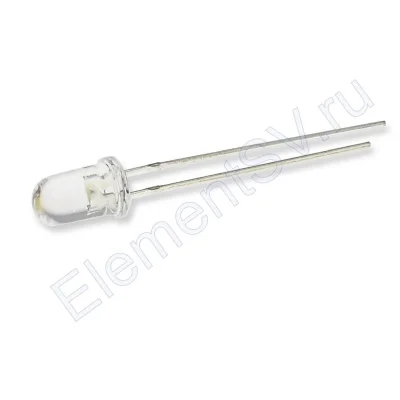Светодиод ICL-5mm LE10 (red, 2000-3000 mcd, clear)