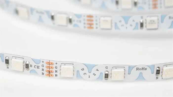 Светодиодная лента S-образная 5050, 48led/m, RGB, 12V, IP20, BA9