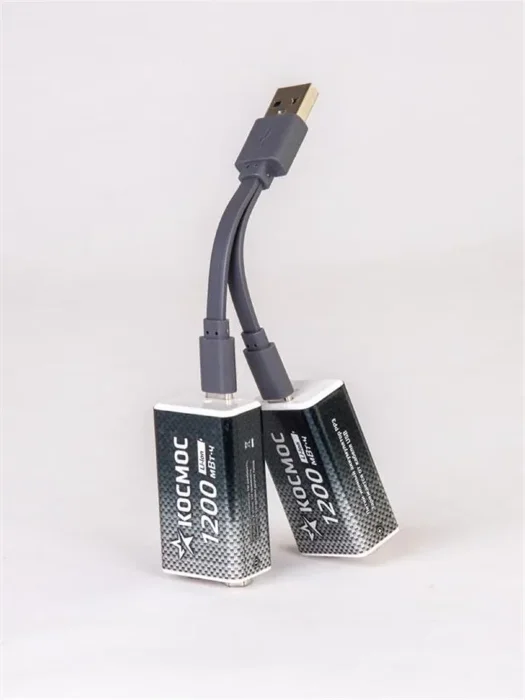 Аккумулятор крона Li-ion 9В 1200мВт.ч (блист.1шт) КОСМОС KOCLi9V1200mAh1BL