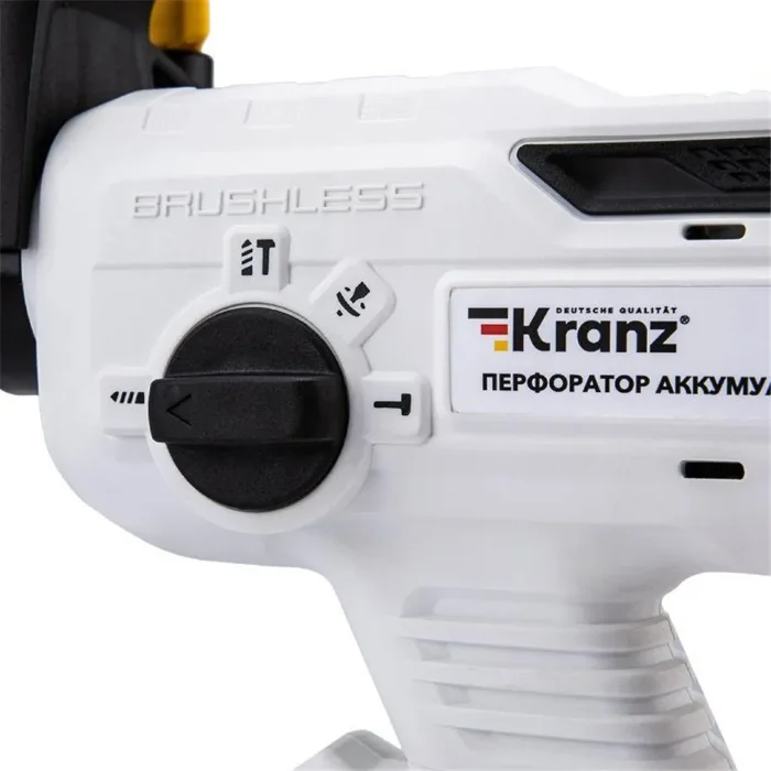 Перфоратор аккумуляторный SDS-plus 2.2Дж 1х4А.ч в кейсе Kranz KR-PT-120