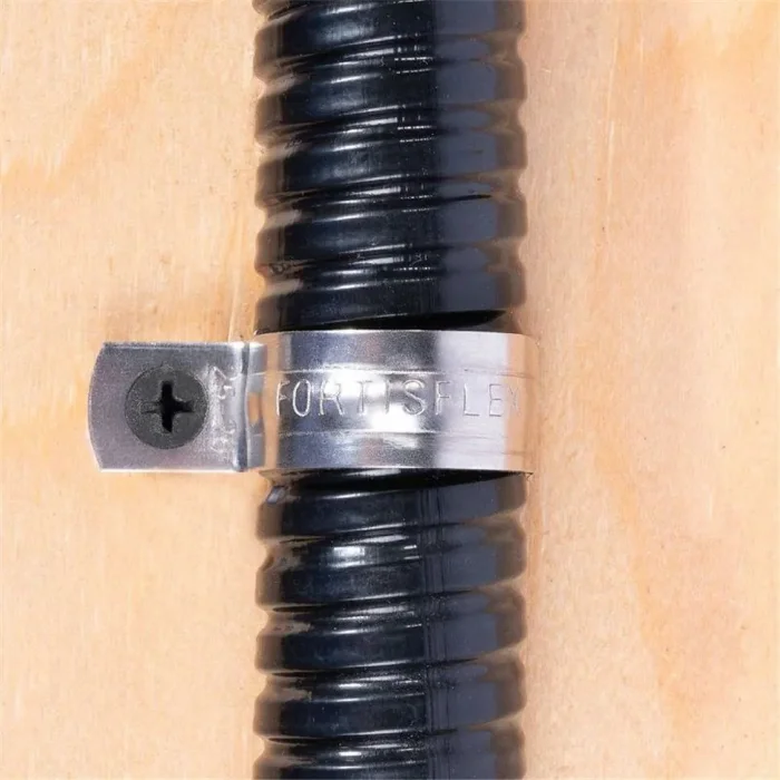 Скоба крепежная однолапковая СМО d25-26мм метал. оцинк. (уп.100шт) Fortisflex 49116