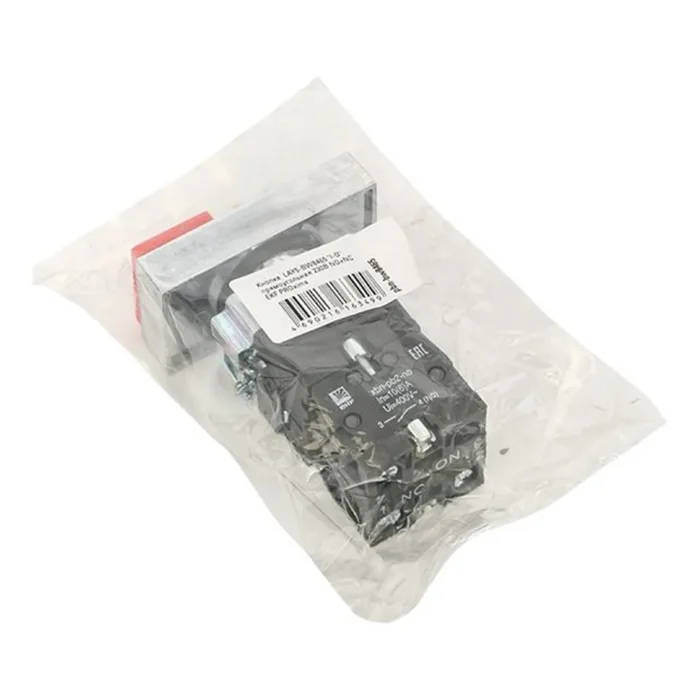 Кнопка LAY5-BW8465 "I-O" прямоугольная 230В NO+NC PROxima EKF pbn-bw8465