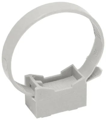 Держатель хомутный для труб со стяжкой d32-63 CFF2 сер. ELASTA IEK CTA10MP-CFF263-K41-100