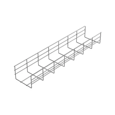 Лоток проволочный 400х100 L3000 сталь 4мм PL100-400-3000 оцинк. КМ LO1291