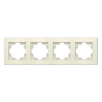 Рамка 4-м Афина универс. сл. кость (ivory) Universal A0046-I