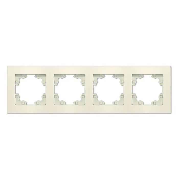 Рамка 4-м Афина универс. сл. кость (ivory) Universal A0046-I