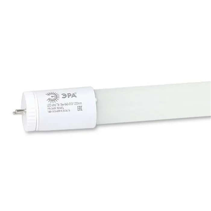 Лампа светодиодная STD LED T8-10W-840-G13-600мм G13 10Вт 4000К поворотный цоколь; трубка-стекло холод. бел. Эра Б0032999