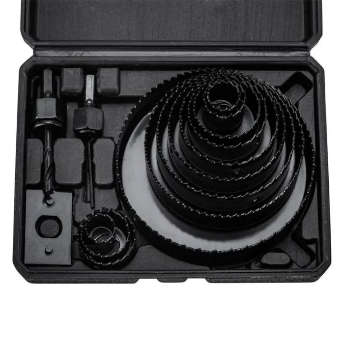 Набор кольцевых пил по дереву 19-127мм 16 предметов Kranz KR-92-0253