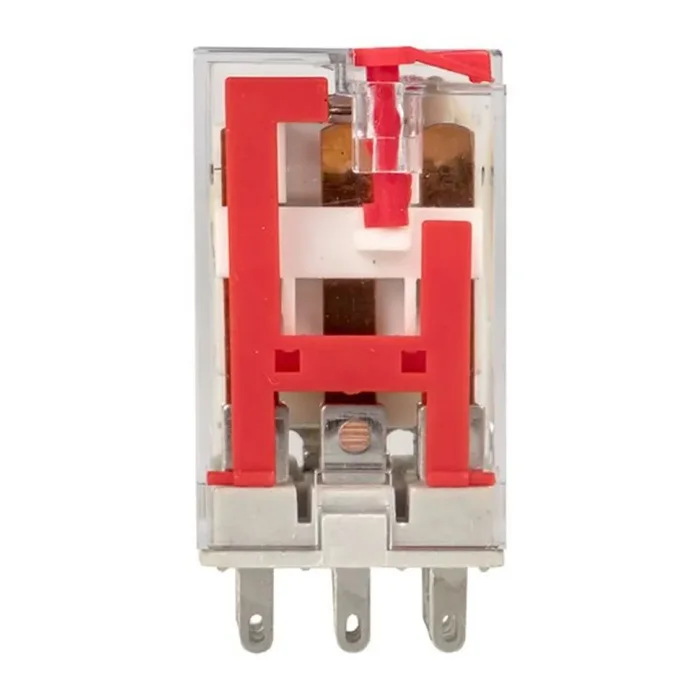 Реле промежуточное RPAt 22/3 10А 230В AC с кнопкой и мех. индикацией AVERES EKF rpat-22-3-230AC