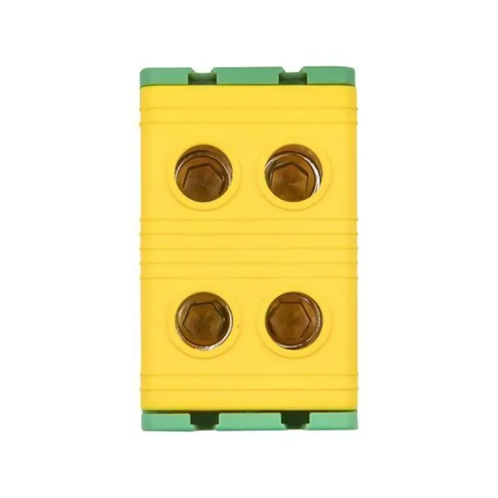 Клемма силовая вводная двойн. КСВ 16-50кв.мм желт./зел. EKF plc-kvs2-16-50-y-green