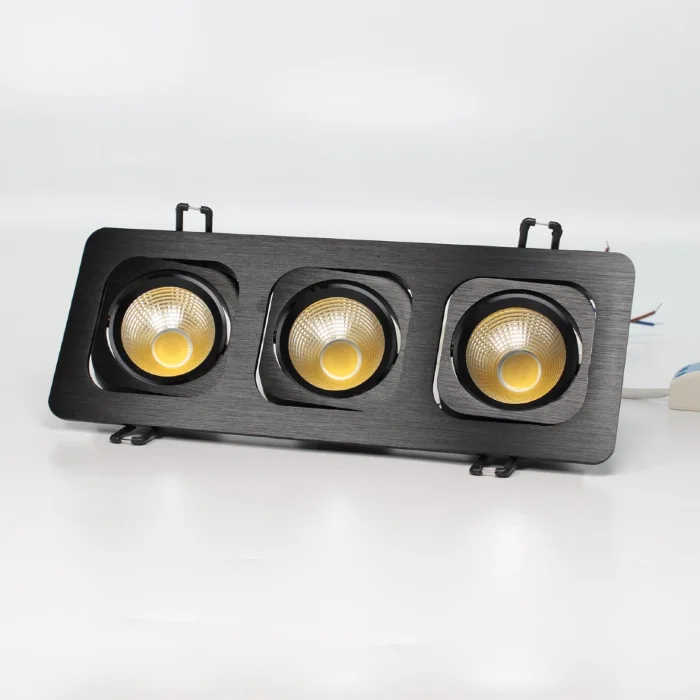 Светодиодный светильник встраиваемый 98.1 series black housing BW159 (15W,220V,day white)