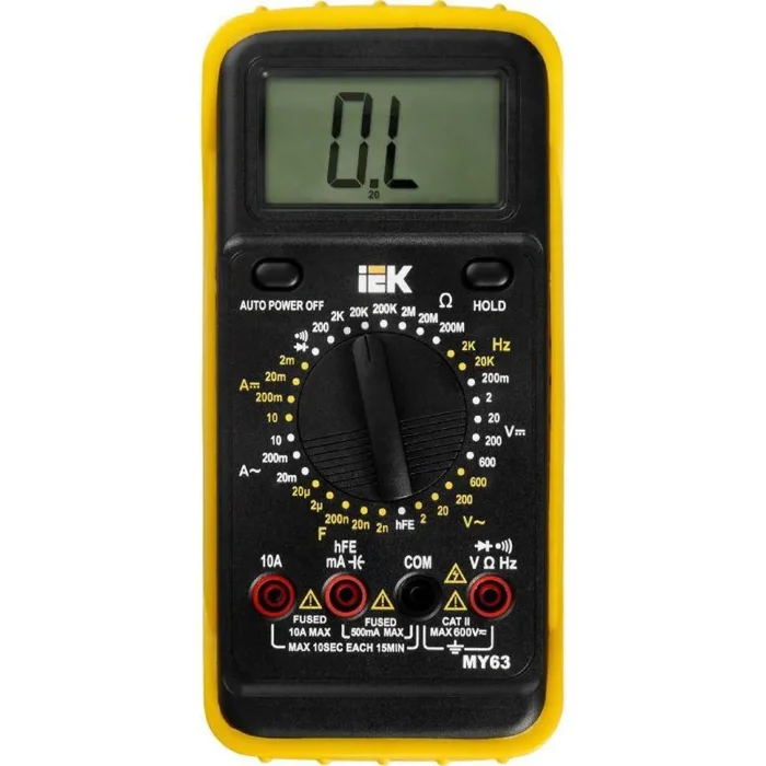 Мультиметр цифровой Professional MY63 IEK TMD-5S-063