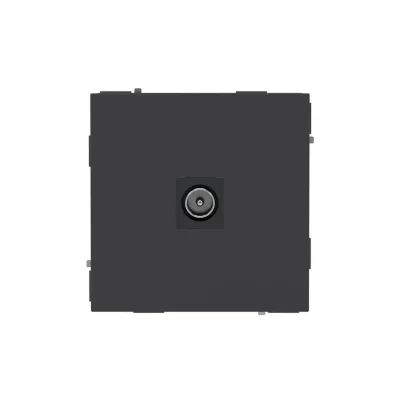 Розетка телевизионная одиночная TV KANT черн. уголь DKC 7012503