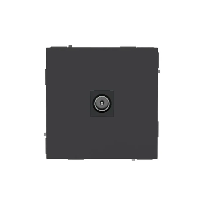 Розетка телевизионная одиночная TV KANT черн. уголь DKC 7012503