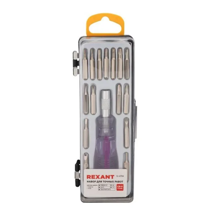 Набор отверток для точных работ 16 предметов Rexant 12-4704
