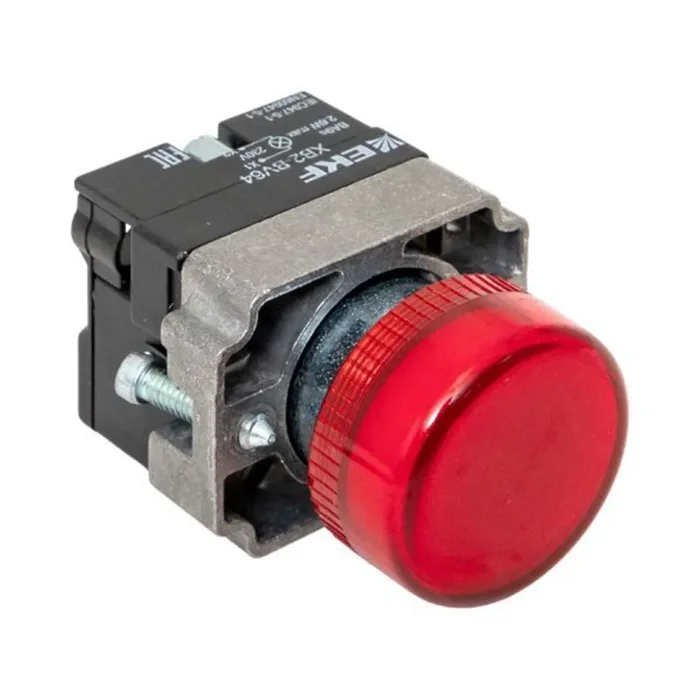 Лампа сигнальная BV64 красн. EKF xb2-bv64