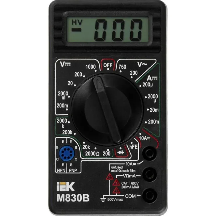 Мультиметр цифровой Universal M830B IEK TMD-2B-830
