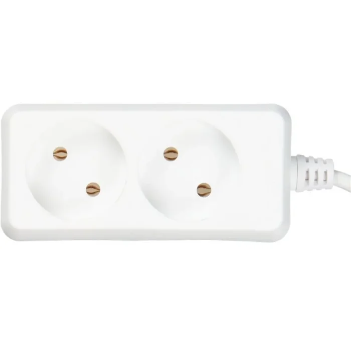 Удлинитель 2х1.5м без заземл. 10А IP20 У2 2P 250В 2х0.75 IEK WYP10-06-02-01-N