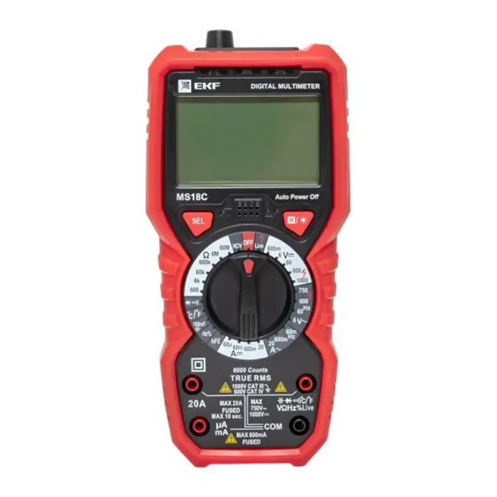 Мультиметр цифровой MS18C Professional EKF In-180701-pm18C