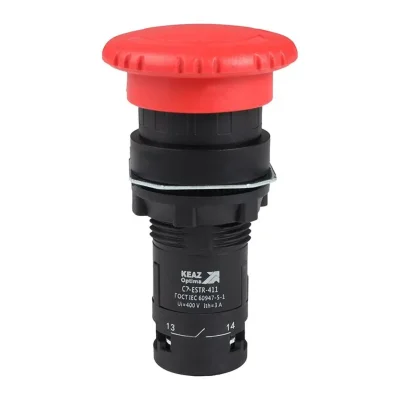 Кнопка аварийного останова OptiSignal Compact D22 С7-ESTR-411 красн. 1НО+1НЗ XB7ES545P КЭАЗ 362131