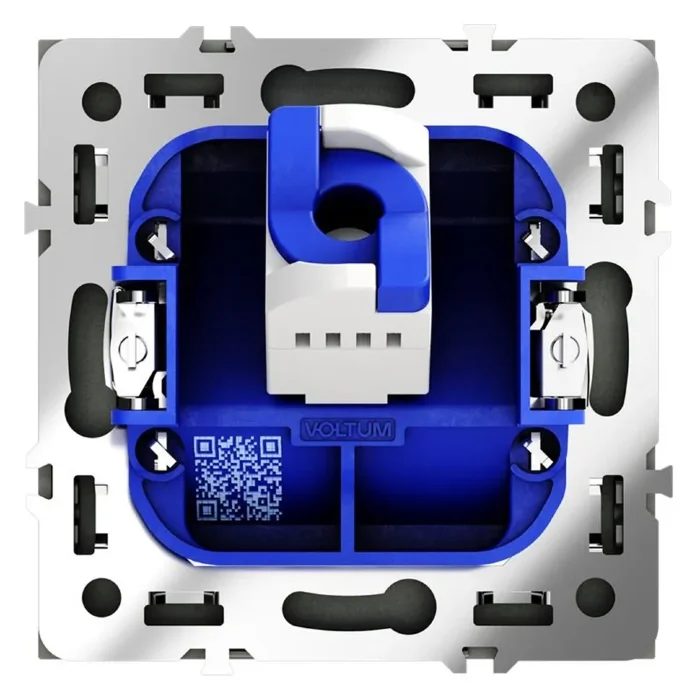 Розетка компьютерная 1-м СП S70 RJ45 кат.6 механизм черн. матов. Voltum VLS060108