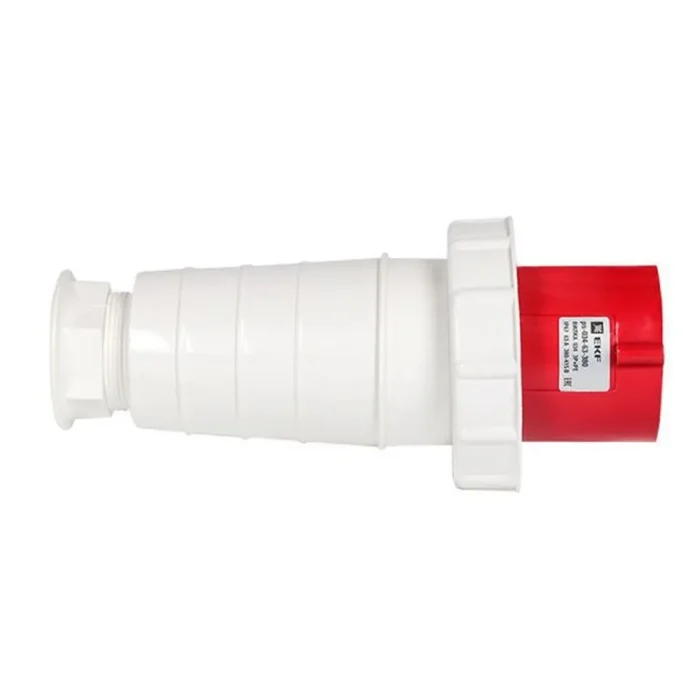 Вилка переносная 034 63А 3P+E 380В IP67 EKF ps-034-63-380