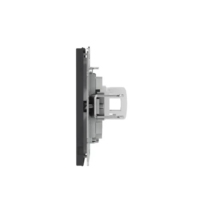 Розетка компьютерная 1-м KANT RJ45 кат.6A без шторки черн. уголь DKC 7012673