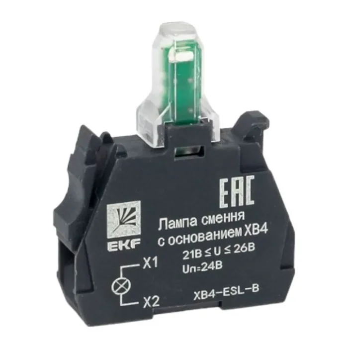 Лампа сменная с основанием XB4 син. 24В PROxima EKF XB4-ESL-B