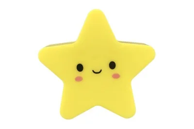 Светильник светодиодный NL-240 &amp;quot;Звезда&amp;quot; 220В ночник с выкл. желт. Camelion 13815