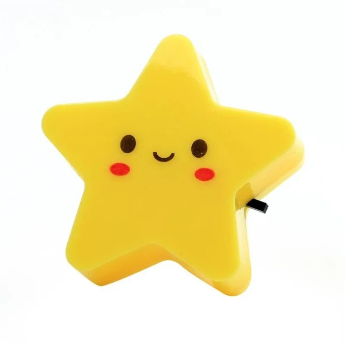 Светильник светодиодный NL-240 &quot;Звезда&quot; 220В ночник с выкл. желт. Camelion 13815