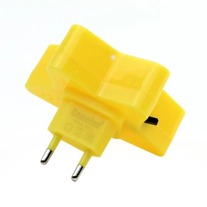 Светильник светодиодный NL-240 &quot;Звезда&quot; 220В ночник с выкл. желт. Camelion 13815