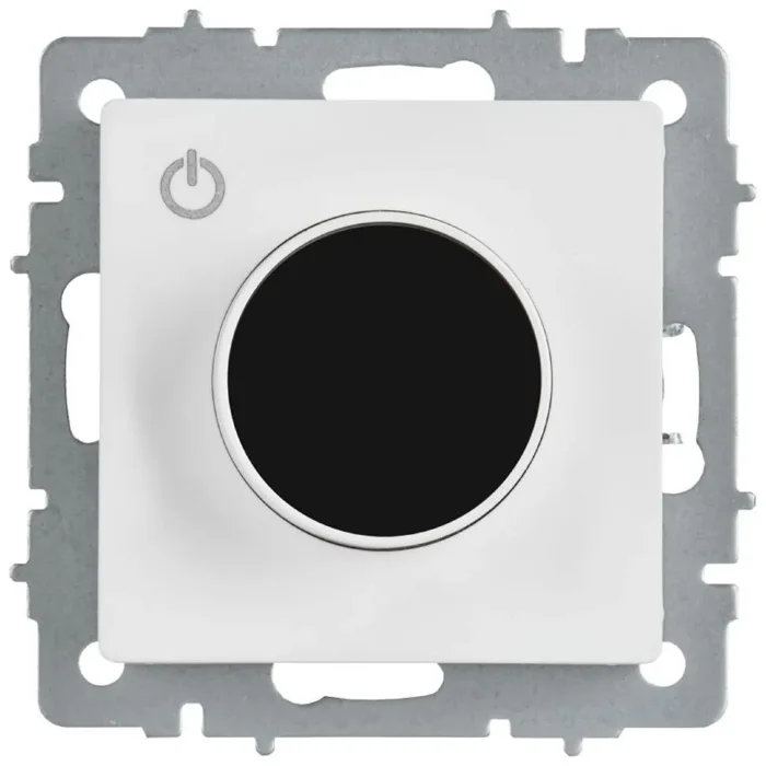 Термостат электронный BRITE СП ТС10-1-БрАБ с индикацией механизм арктич. бел. IEK BR-RT11-K91