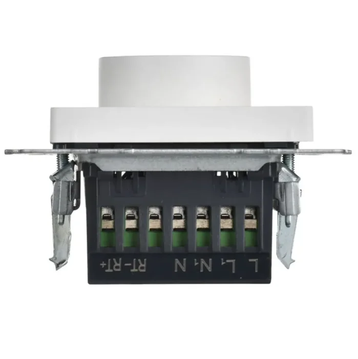 Термостат электронный BRITE СП ТС10-1-БрАБ с индикацией механизм арктич. бел. IEK BR-RT11-K91