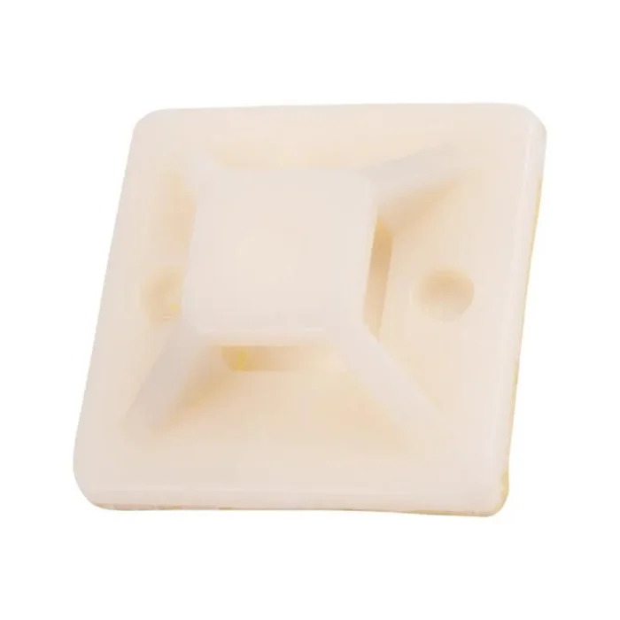 Площадка самоклеящаяся под хомуты PCP-SG 25х25-100WH PA6.6 бел. (уп.100шт) JazzWay 5055049