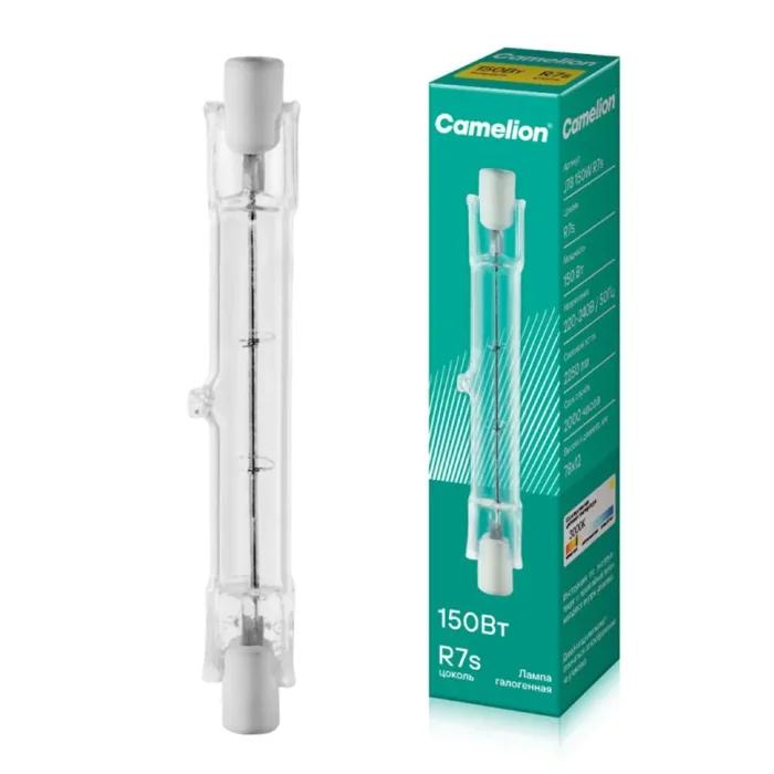 Лампа галогенная J78 150Вт линейная R7s 3000К 240В Camelion 2933