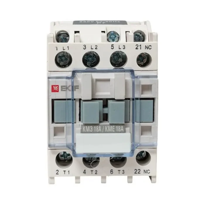 Контактор КМЭ-1 18А кат. 230В AC 1НЗ EKF ctr-s-18-220-nc